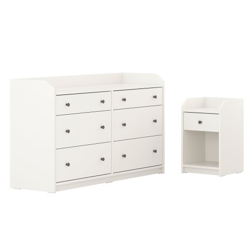HAUGA, bedroom furniture, set of 2, 695.755.85