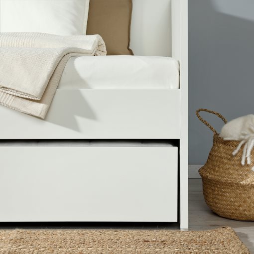 VIHALS, κρεβάτι επισκέπτη day-bed με συρταρωτό κρεβάτι/2 στρώματα, 80x200 cm, 695.806.38