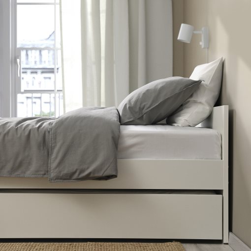 VIHALS, σκελετός κρεβατιού με 1 συρταρωτό κρεβάτι, 90x200 cm, 695.820.34