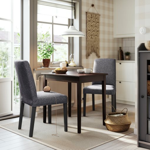 NÄSINGE/BERGMUN, table and 2 chairs, 80x60 cm, 695.969.98