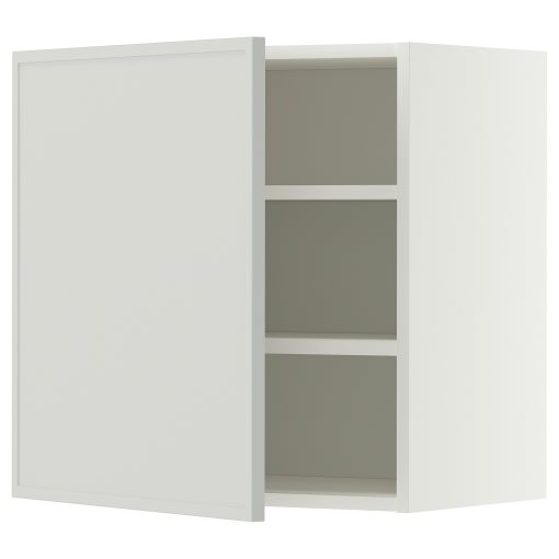 METOD, wall cabinet with shelves, 60x60 cm, 696.060.87