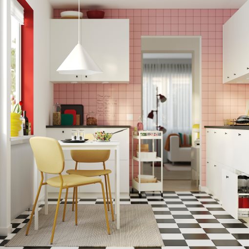 VIHALS, table and 2 chairs, 74x74 cm, 696.067.80