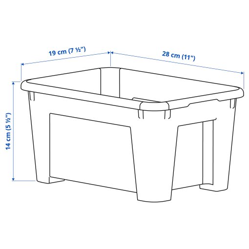 SAMLA, κουτί, 701.029.72