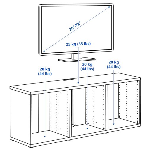 BESTÅ, έπιπλο TV, 702.998.79