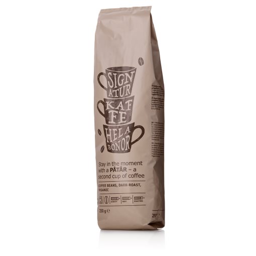 PATAR, signature coffee beans organic/UTZ certified/100 % Arabica beans, 250 g, 703.242.42