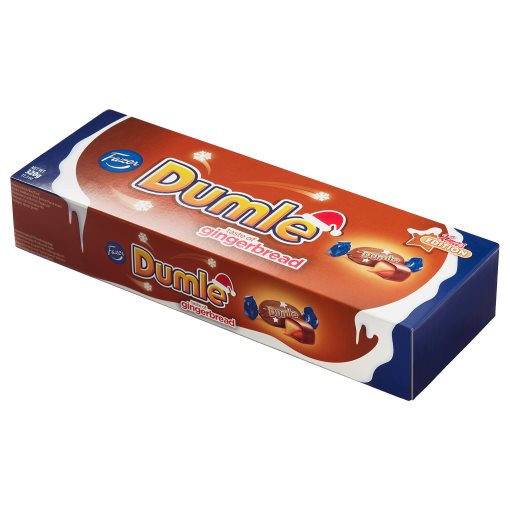 DUMLE, chocolate covered toffees, gingerbread-flavour, 320 g, 704.127.57