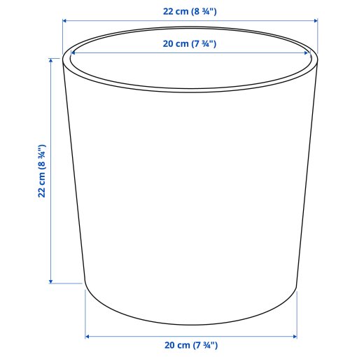 BOYSENBÄR, plant pot in/outdoor, 19 cm, 704.675.56