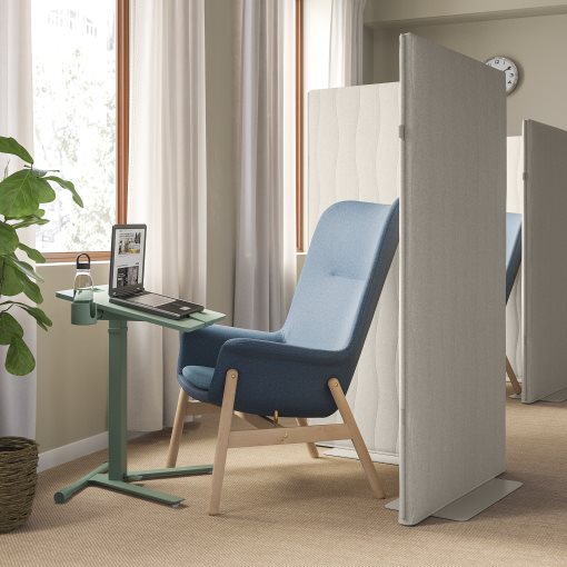 MITTZON, laptop table with castors, 66x50 cm, 704.981.95