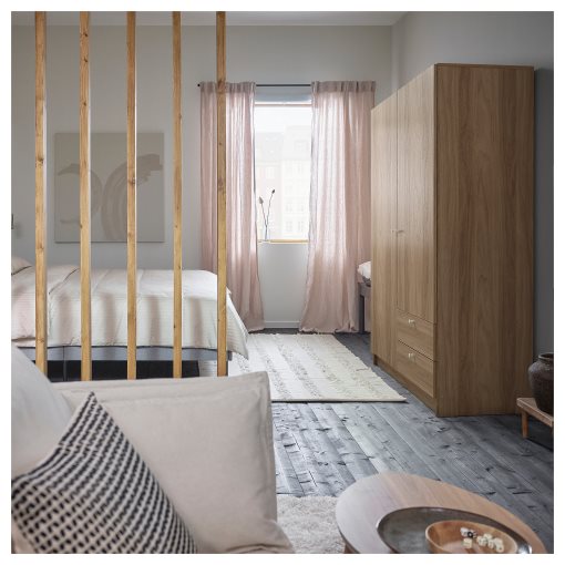 VILHATTEN, ντουλάπα με 2 πόρτες και 2 συρτάρια, 98x57x190 cm, 705.306.09