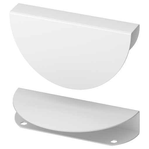 BEGRIPA, handle/half-round/2 pack, 130 mm, 705.400.81