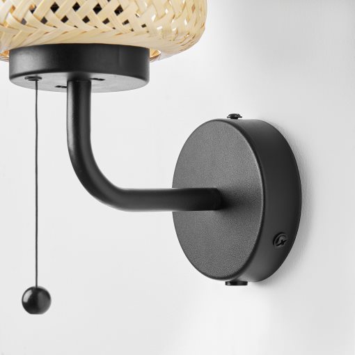 SINNERLIG, φωτιστικό τοίχου/χειροποίητο, 705.512.15