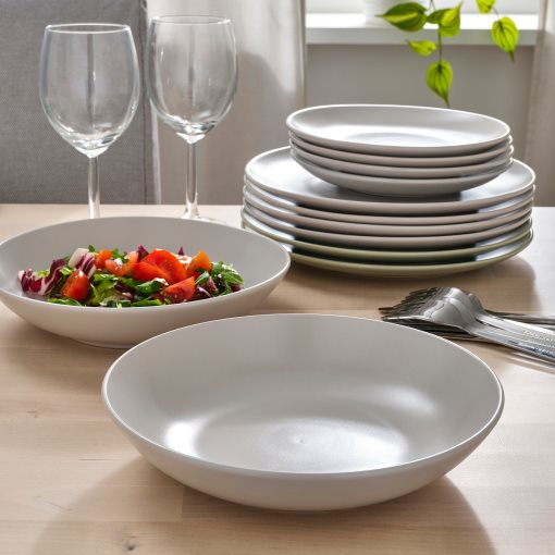 FÄRGKLAR, 18-piece service/matt, 705.646.99