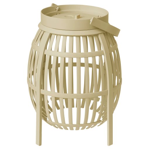 SOLVINDEN, επιτραπέζιο φωτιστικό με ενσωματωμένο φωτισμό LED/λειτουργία με μπαταρία/εξωτερικού χώρου, 24 cm, 705.718.74