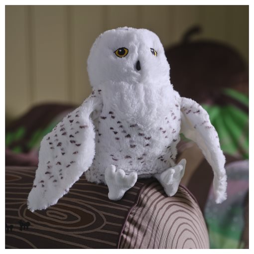 SKOGSDUVA, soft toy/hand puppet/snowy owl, 25 cm, 705.768.95