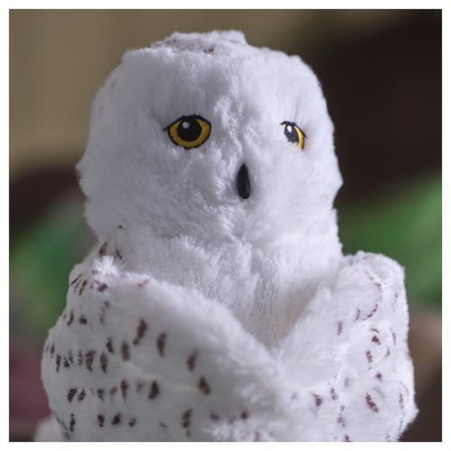 SKOGSDUVA, soft toy/hand puppet/snowy owl, 25 cm, 705.768.95