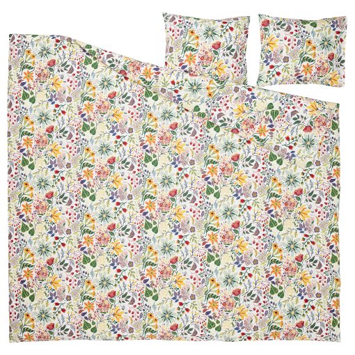 STRANDLUMMER, duvet cover and 2 pillowcases, 240x220/50x60 cm, 705.797.90