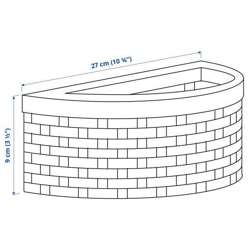 SNÖPLOG, handmade basket, set of 3, 705.818.49