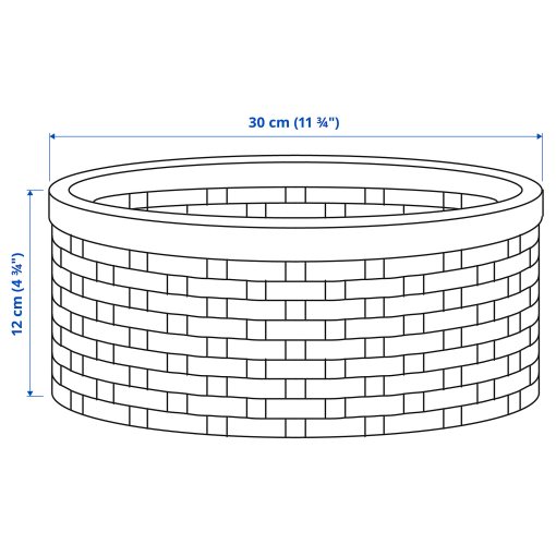 SNÖPLOG, handmade basket, set of 3, 705.818.49