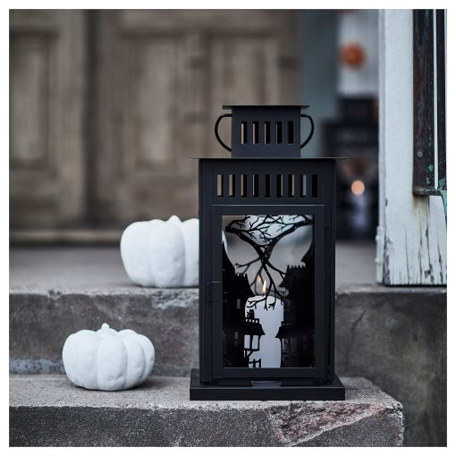 KUSTFYR, φανάρι για κερί στήλη, εσωτερικού/εξωτερικού, 44 cm, 705.997.12