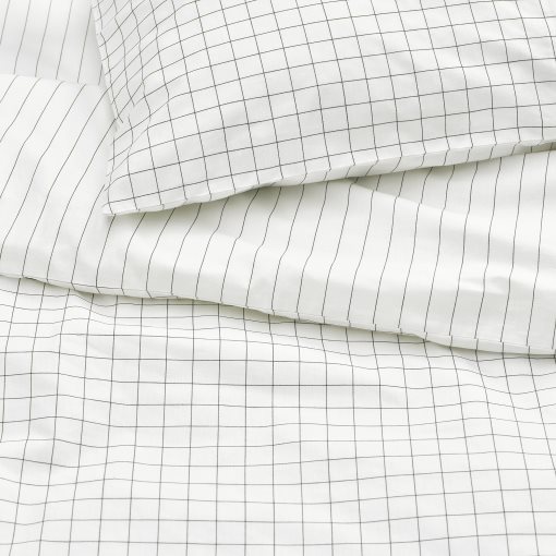 DOFTAKLEJA, duvet cover and 2 pillowcases, 240x220/50x60 cm, 706.005.03