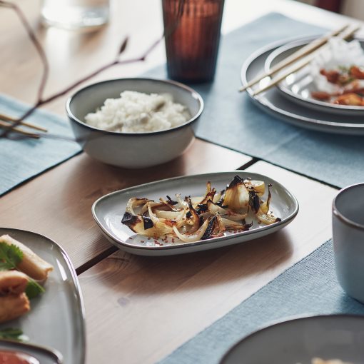 GLADELIG, πιάτο, 20x13 cm, 706.007.58