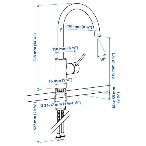 SALLSJÖN, μπαταρία κουζίνας, 706.009.04
