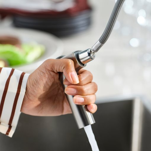 MAJSJÖN, kitchen mixer tap pull out with spray, 706.019.13