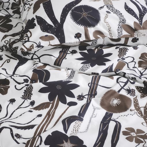 LUNDSKAFTING, duvet cover and 2 pillowcases, 240x220/50x60 cm, 706.063.50