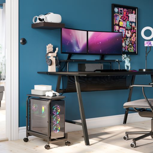 LÅNESPELARE, computer cart with shelf, 50x27 cm, 706.130.63