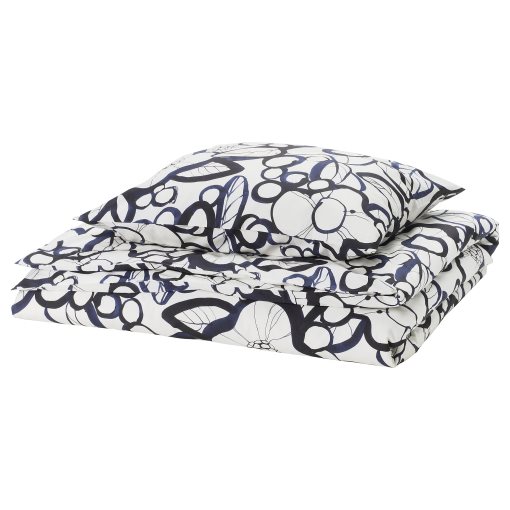 HÄRLIR, παπλωματοθήκη και μαξιλαροθήκη, 150x200/50x60 cm, 706.260.32