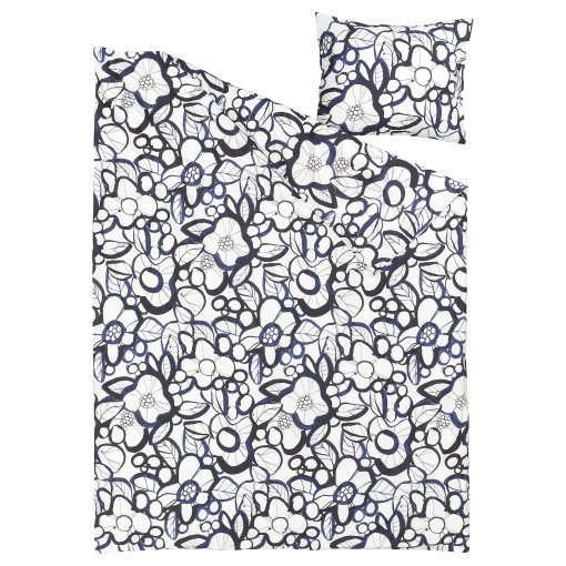 HÄRLIR, παπλωματοθήκη και μαξιλαροθήκη, 150x200/50x60 cm, 706.260.32