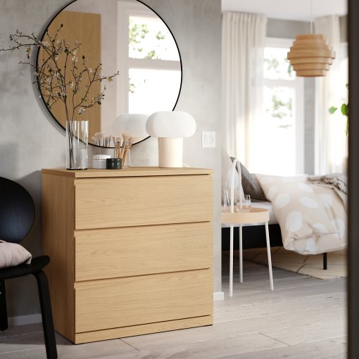 STORKLINTA, chest of 3 drawers, 70x50x75 cm, 706.275.31
