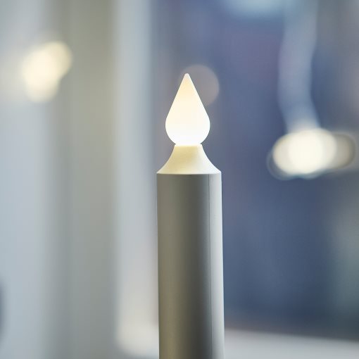 STRÅLA, candle with built-in LED light source/battery-operated, 706.335.65