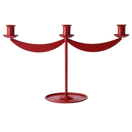 VINTERFINT, candlestick for 3 candles, 24 cm, 706.342.68