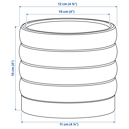 HASSELBUKETT, plant pot in/outdoor, 9 cm, 706.413.58