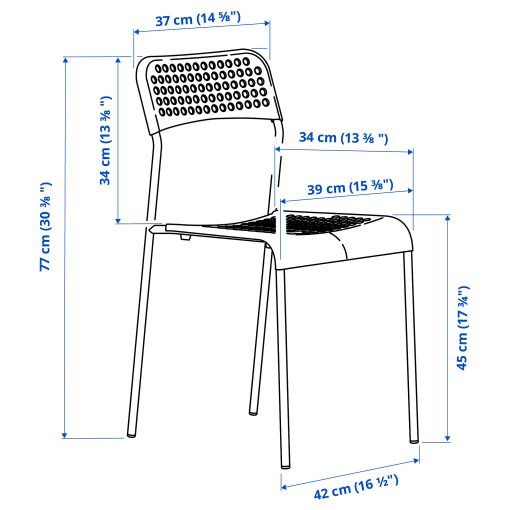 MELLTORP/ADDE, τραπέζι και 4 καρέκλες, 791.614.86