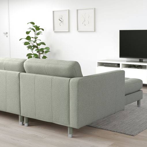 LANDSKRONA, 3-seat sofa with chaise longue, 792.726.82