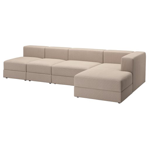 JÄTTEBO, 4,5-seat modular sofa with chaise longue/right, 794.694.81