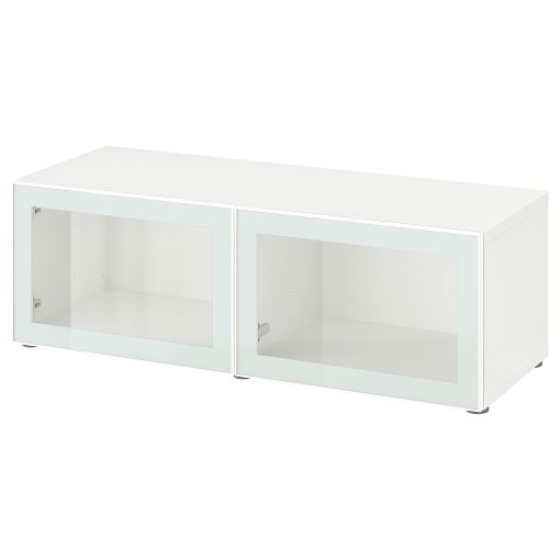 BESTÅ, shelf unit with doors, 120x42x38 cm, 794.891.63