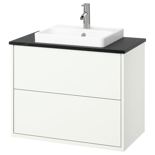 HAVBACK/ORRSJON, wash-stand with drawers/wash-basin/tap, 82x49x71 cm, 795.213.75
