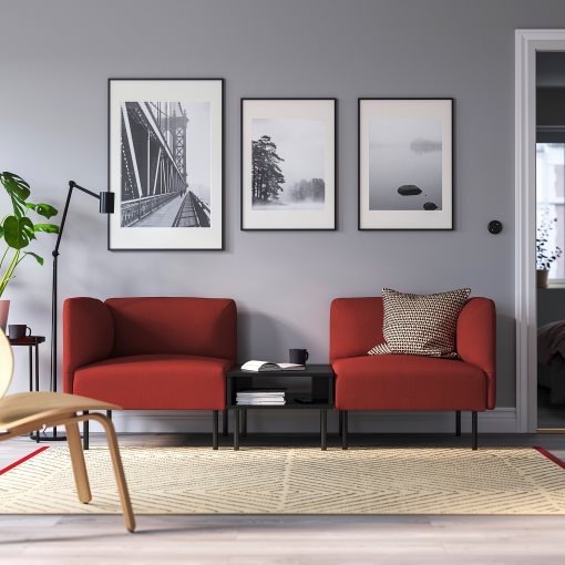 LILLEHEM, 2-seat modular sofa with side table, 795.360.70