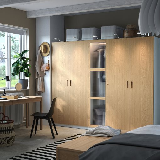 PAX/TONSTAD, wardrobe combination, 250x60x201 cm, 795.512.68