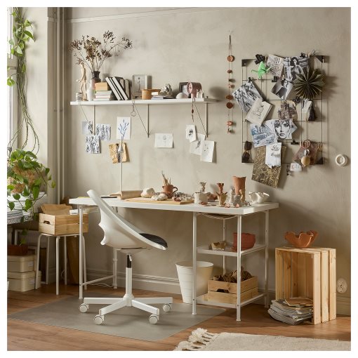 LAGKAPTEN/SPAND, desk, 140x60 cm, 795.636.62