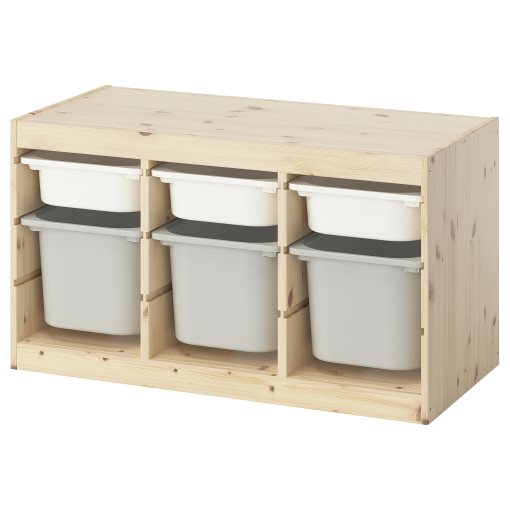 TROFAST, storage combination with boxes, 93x44x52 cm, 795.748.92