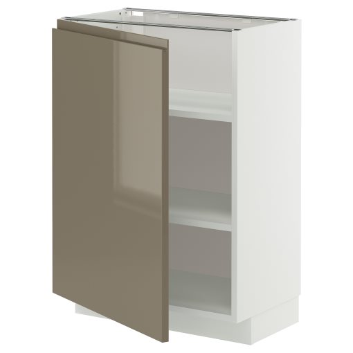 METOD, base cabinet with shelves, 60x37 cm, 795.769.47
