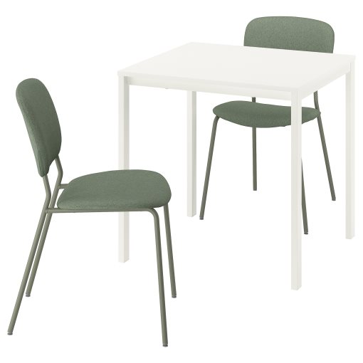 VIHALS, table and 2 chairs, 74x74 cm, 795.899.35