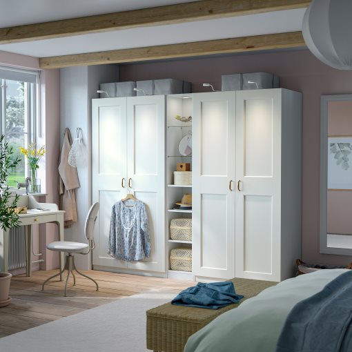 PAX/GRIMO, wardrobe combination, 235x60x201 cm, 796.072.94