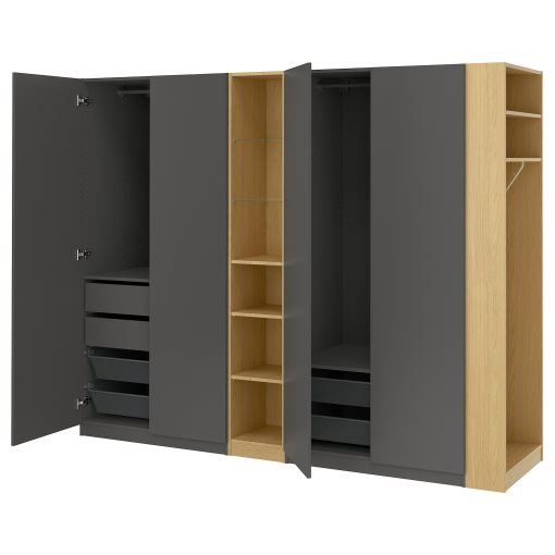 PAX/FORSAND, wardrobe combination, 255x60x201 cm, 796.073.45