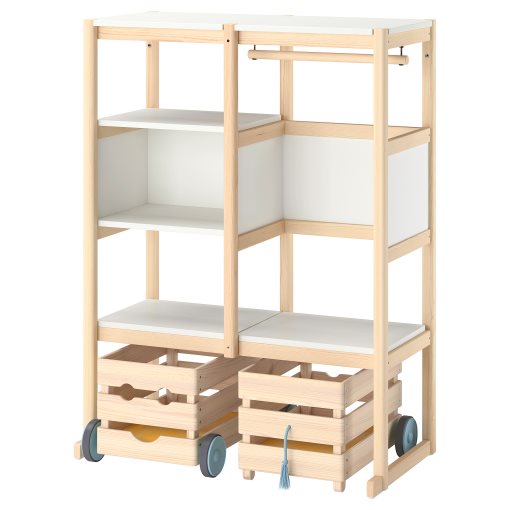 FLISAT, open storage combination, 88x38x117 cm, 796.249.34