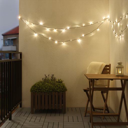 LEDLJUS, LED lighting chain with 64 lights, outdoor, 803.574.30
